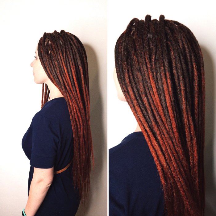 Шоколадные дреды