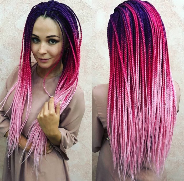 Де афрокосы с канекалоном