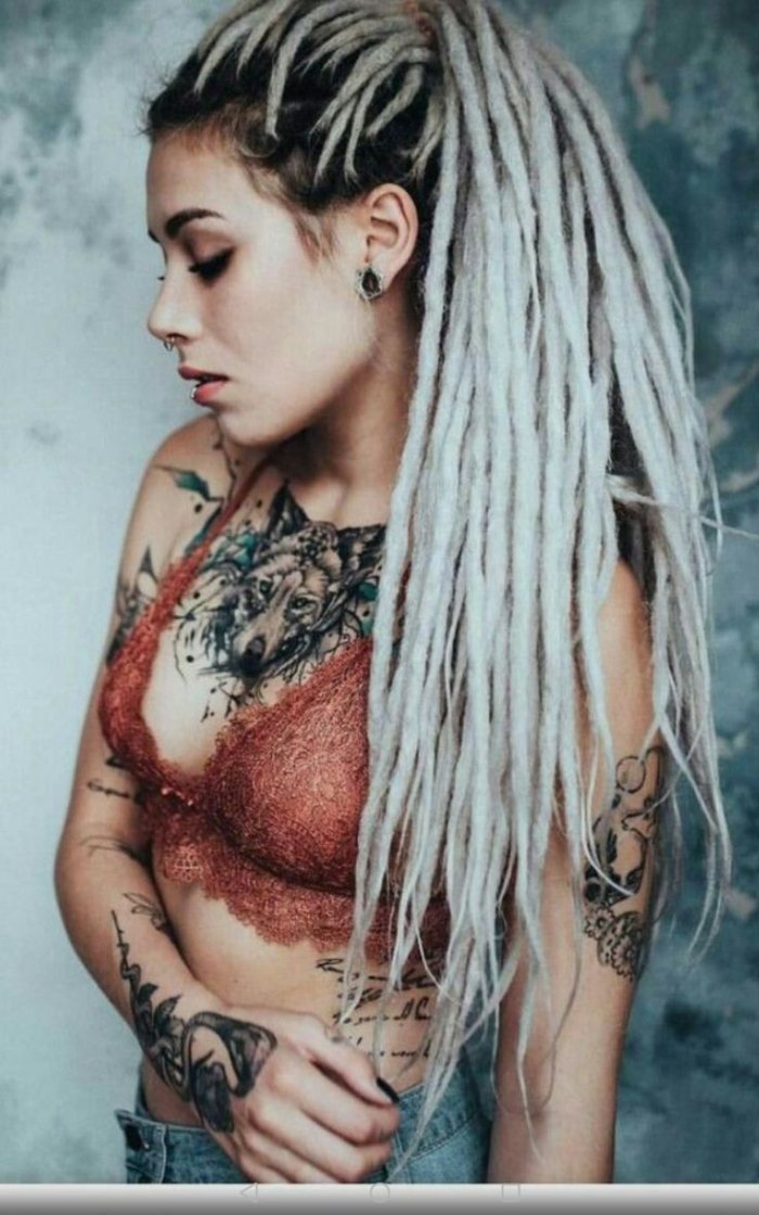 Белоснежные дреды