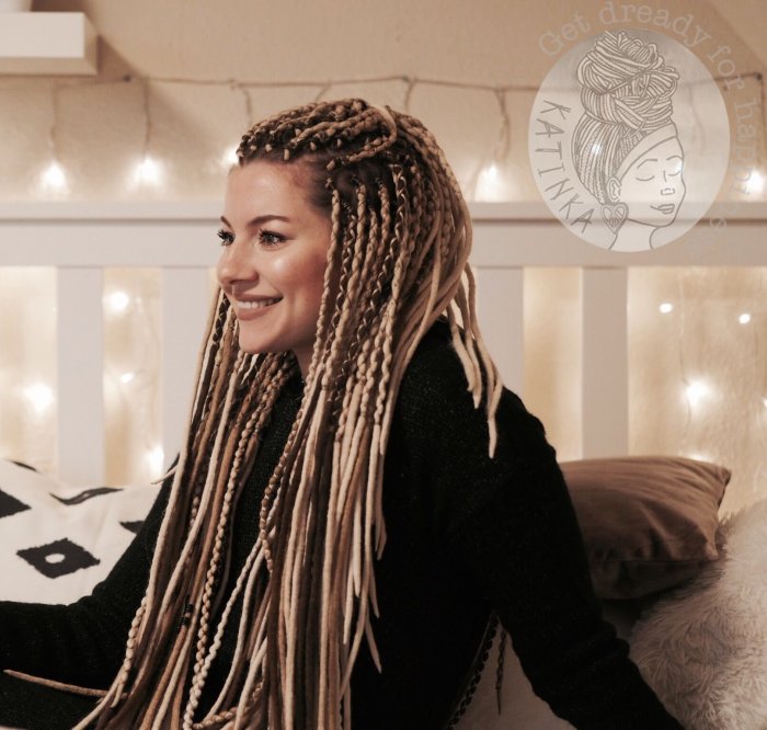 Де дреды и афрокосы микс