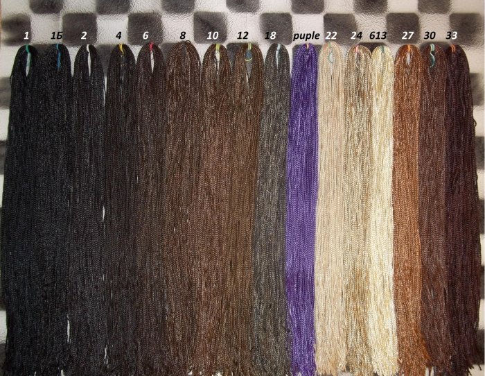 Палитра цветов зизи Hairshop