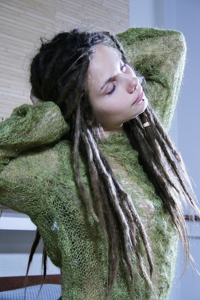 Зеленые дреды