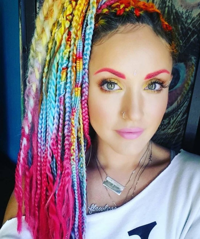 Регина Гришина с дредами
