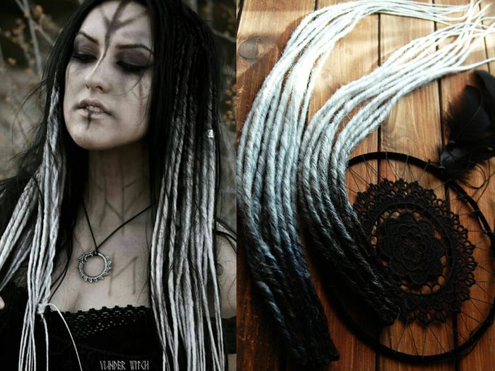 Де дреды и афрокосы микс