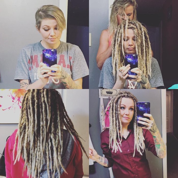 Дреды на короткие волосы женские