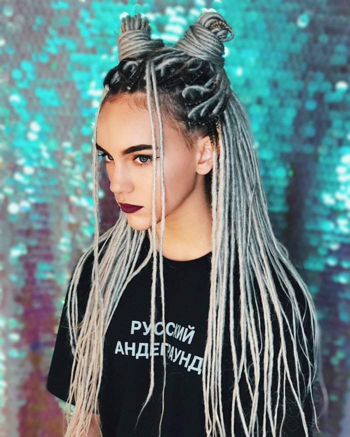 Де афрокосы с канекалоном