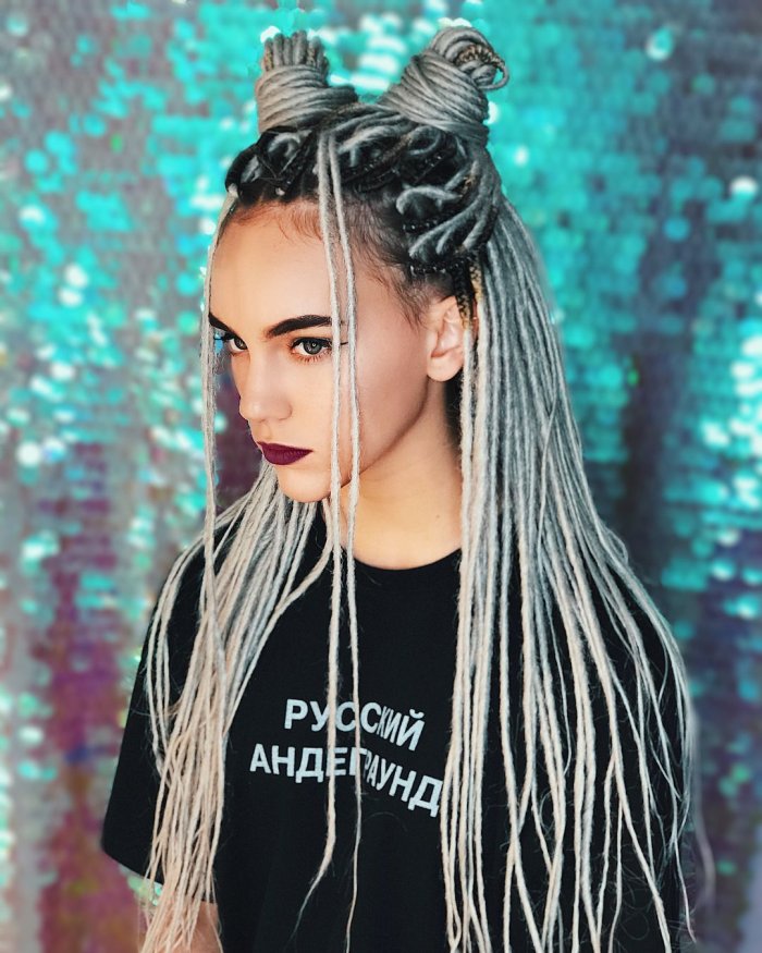 Де афрокосы с канекалоном