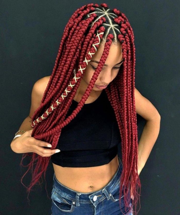 Афрокосы Box Braids
