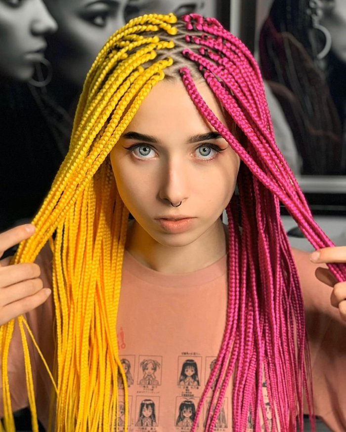 Дженна МАКДУГАЛЛ афрокосы