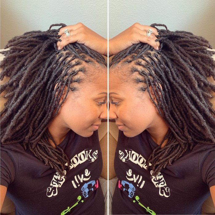 Дреды прядями