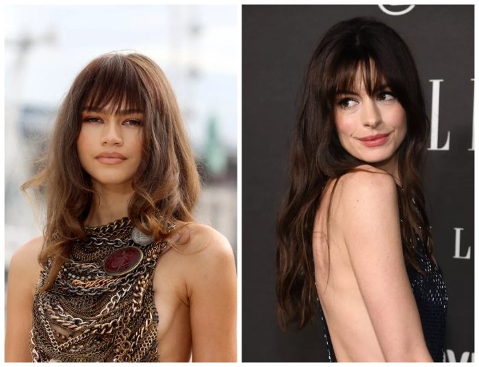 Длинная рваная челка 2021