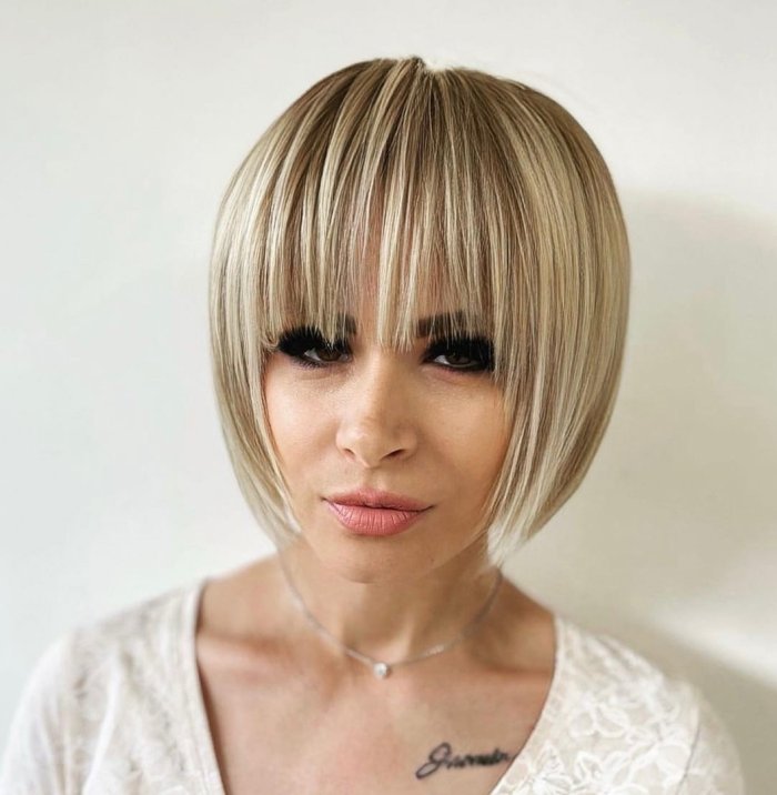 Филированная челка 2020