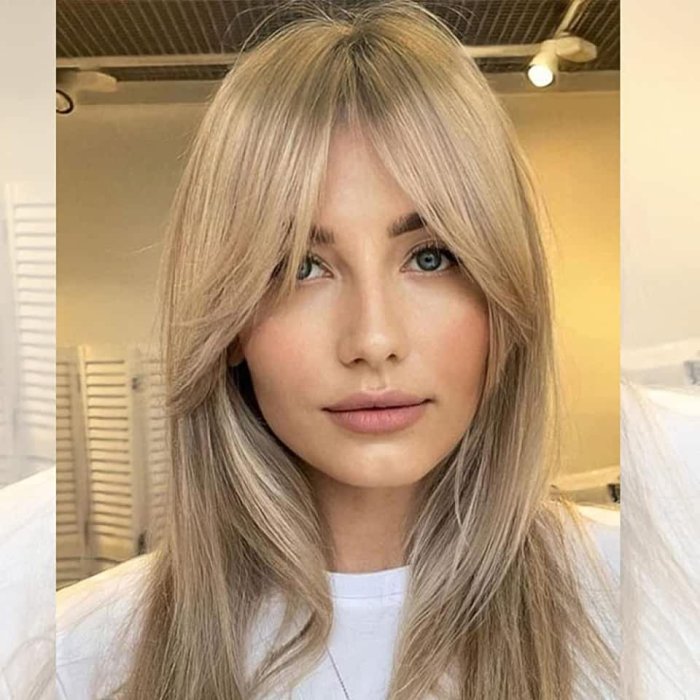 Челка шторка 2021