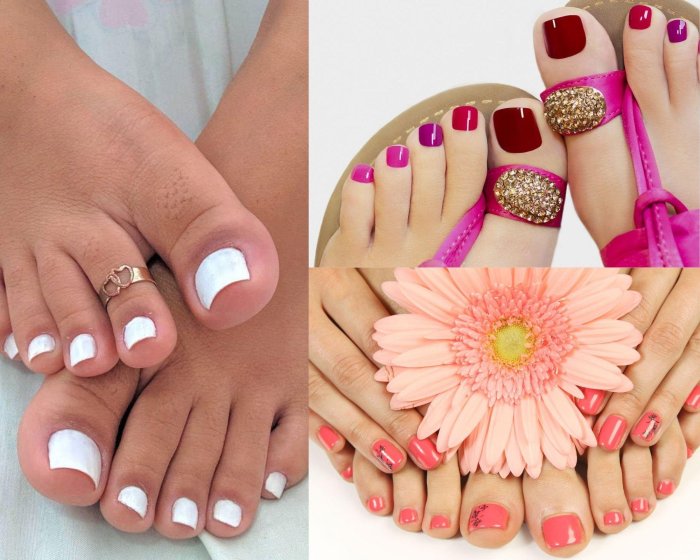 Фото аккуратного педикюра для начинающих