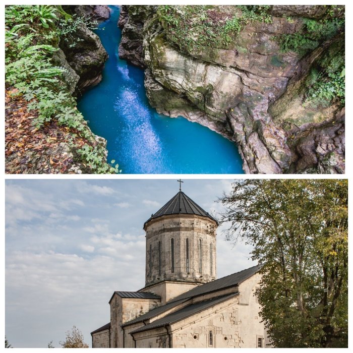 Каньон Мартвили в Грузии