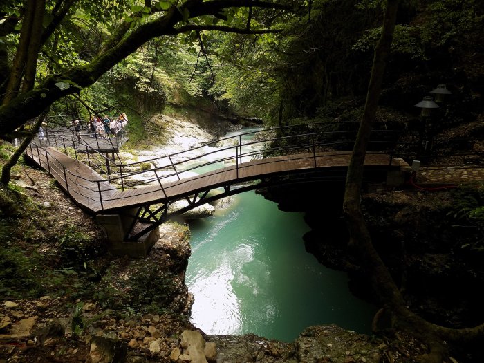 Каньон Мартвили в Грузии