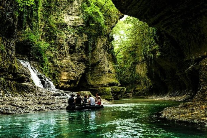 Каньон Мартвили в Грузии