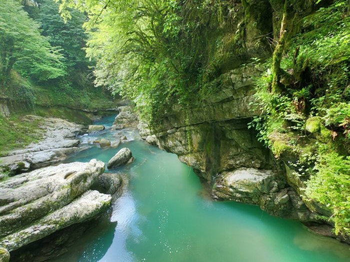 Каньон Мартвили в Грузии