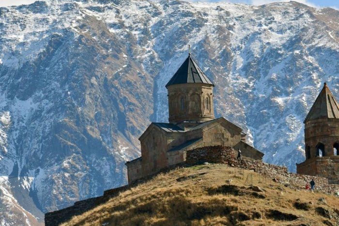 Деревня Гергети Грузия