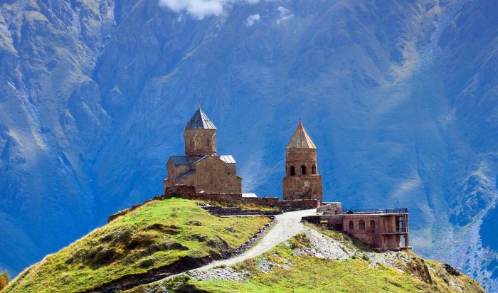 Грузия Степанцминда Церковь Богородицы