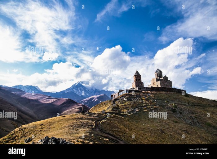 Церковь Гергети Грузия