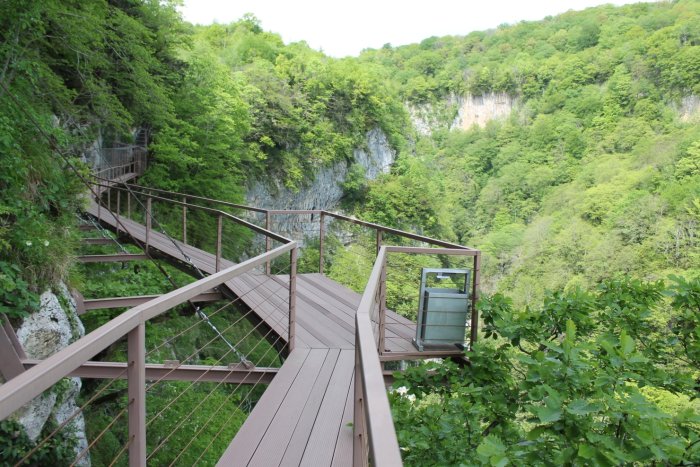 Каньон Мартвили в Грузии