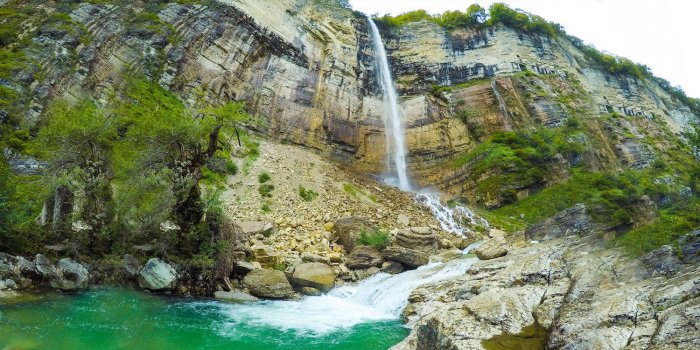 Каньон Грузия навесной мост