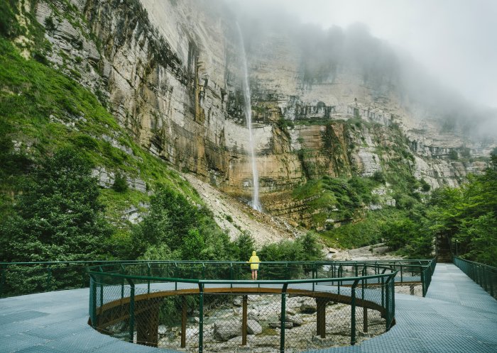 Мартвильский водопад Грузия