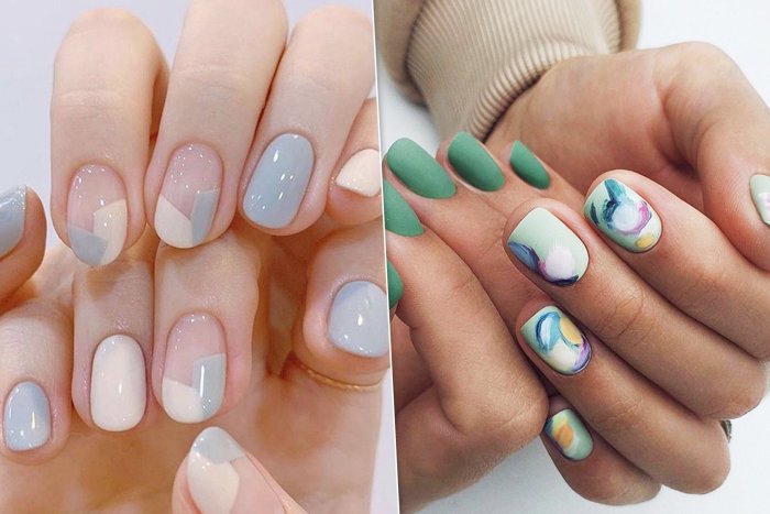 Красный маникюр на короткие ногти 2021